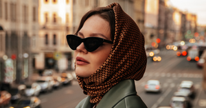 Femme foulard discount