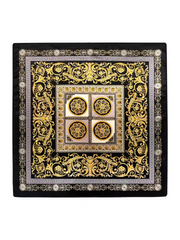 Foulard noir et doré