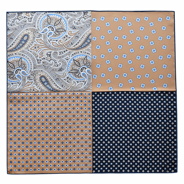 Foulard patchwork 4 en 1