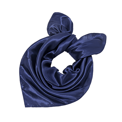foulard-carré-bleu-marine