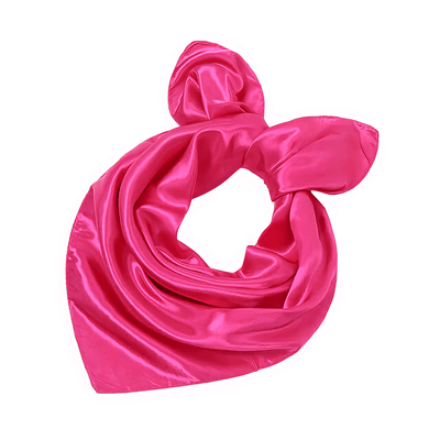 foulard-carré-rose-fushia