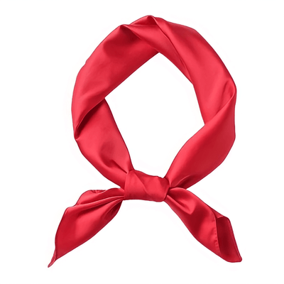 foulard-en-soie-rouge