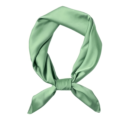 foulard-en-soie-vert-pomme